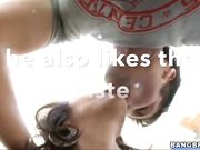 SISSY BLOWJOB AND CUM