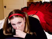 Xev Bellringer - Severe Fembot Gives Scheduled Blow Job