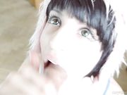 MyCherryCrush - Green Eyes Brunette blowjob