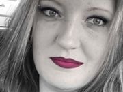 Mistress Anett Larmann solo in Stockings
