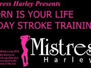 Mistress Harley - Porn is Your Life Stroke Training
