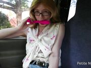 Petite Nymphet - Front - Seat - Masturbation