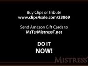 Mistress T - Fetish Fuckery Mean FinDom
