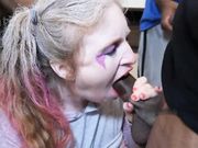 Creampies were slowly dripping out of her pussy