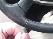 My cumshot in my Car