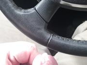 My cumshot in my Car