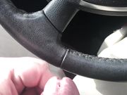 My cumshot in my Car