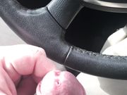 My cumshot in my Car