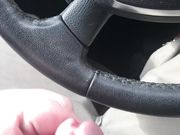 My cumshot in my Car