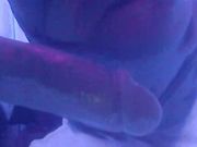 PRACTICING SUCKING HARD LONG COCK.