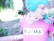 princessberpl - Princessberpl Bulma Public Exhibitionismmasturbation