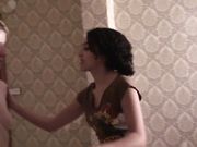 Slapping the bitch really hard in the face