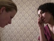 Sneezing into the sluts face and blowing my snot onto her tongue for fun