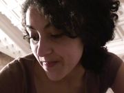 Coughing up my phlegm and blowing my snot into the whores face