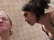 Digging my fingers into my throat and making her eat what i had for dinner