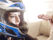 LilusHandjobs - HandJob in Motorcycle Helmet