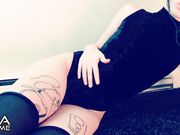 Nina Chrome - crushed velvet