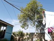 Jade Styles - Milf Jade Hangs Out The Laundry