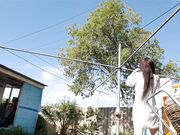 Jade Styles - Milf Jade Hangs Out The Laundry