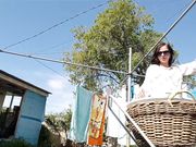 Jade Styles - Milf Jade Hangs Out The Laundry