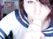 Daisy Marz - POV BJ With A Huge Cumshot