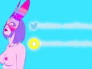 Purple Bitch - ANAL And Pussy Fingering On A Plane