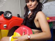 Janey Jones - Naughty Babysitter Beach Ball Pop 2. High Def Pillow Humping