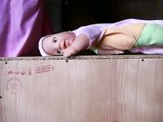 Lady Poison Ivy - Buttcrush Sitting On Toy Doll 6