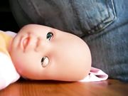 Lady Poison Ivy - Buttcrush Sitting On Toy Doll Near