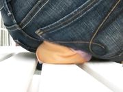 Lady Poison Ivy - Buttcrush Sitting On Toy Doll Outside