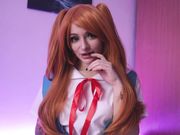 Leah Meow - Asuka Langley Gets In All Holes BG