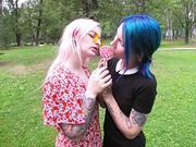 Leah Meow - Rysky Blowjob On Ferris Wheel