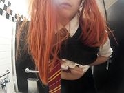 Annabelle Bestia Ginny In The School Bathroom