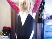 Annabelle Bestia Gwen Stacy Tries On Her Costume