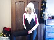 Annabelle Bestia Gwen Stacy Tries On Her Costume