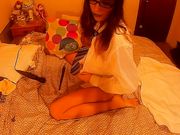 Annabelle Bestia Ravenclaw Palys With Her Ass