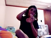 Annabelle Bestia Sloppy Blowjob On Dildo