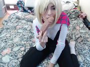 Annabelle Bestia Spider Gwen Bbc Blowjob