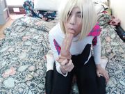 Annabelle Bestia Spider Gwen Bbc Blowjob