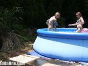 DiaperedOnline - Mandie - Teased in Swim Diaper