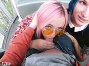 keokistar - Risky Ferris Wheel Blowjob W Slutty Teens