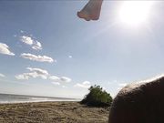 TianaLive - Beach Day Older Man Blowjob