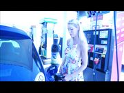 TianaLive - hollyhotwife - Gas Station Flashing