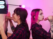 Zirael Rem - Blowjob After School Foursome POV