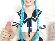 LittleKaylie - Aussie Schoolgirl First Blowjob With Cum