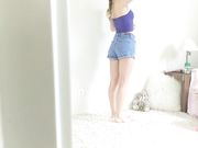 LittleKaylie - Peeking On Virgin Sister Changing Taboo