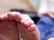 Russian goddess Irina Showing off my sexy soles after a pedicure