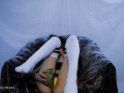 misskittymoon - Yellow Lace Thong