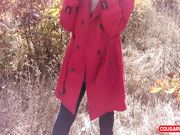 Doris Dawn - Doris Pees In The Puszta. Wild Cougar Out In Nature