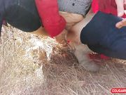 Doris Dawn - Doris Pees In The Puszta. Wild Cougar Out In Nature